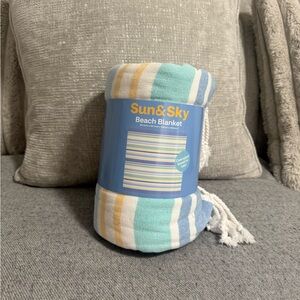 Sun & Sky Striped Beach Blanket